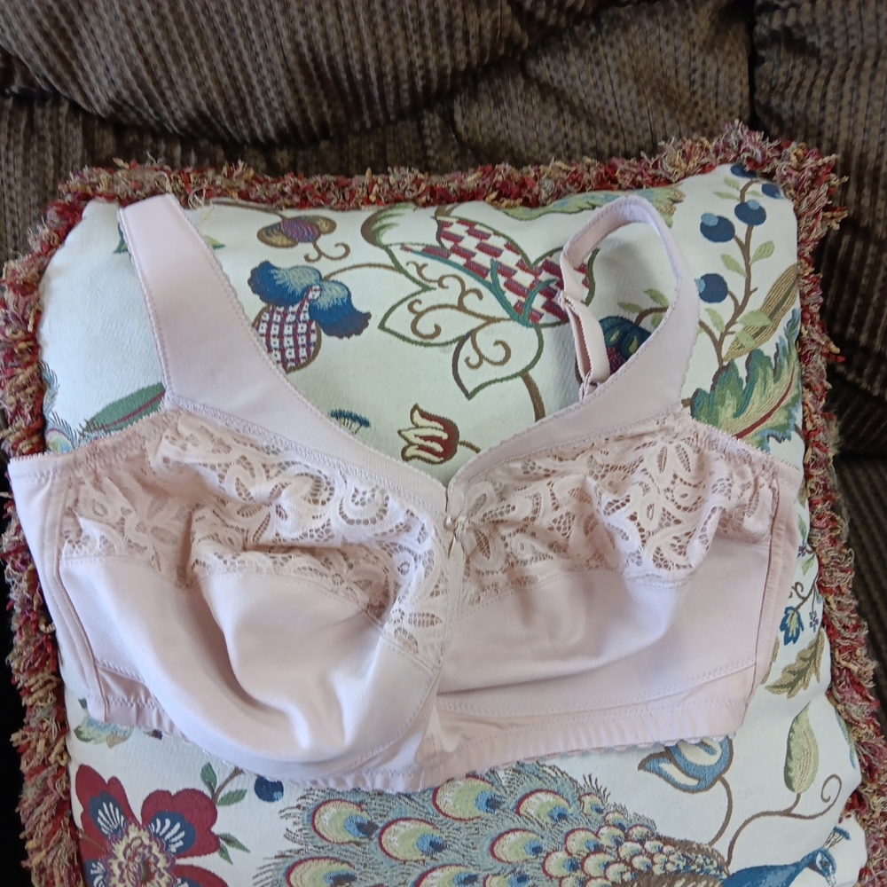 Glamorise Bra Magic Lift 38G Cotton Lined Style 1001  NWOT BEIGE
